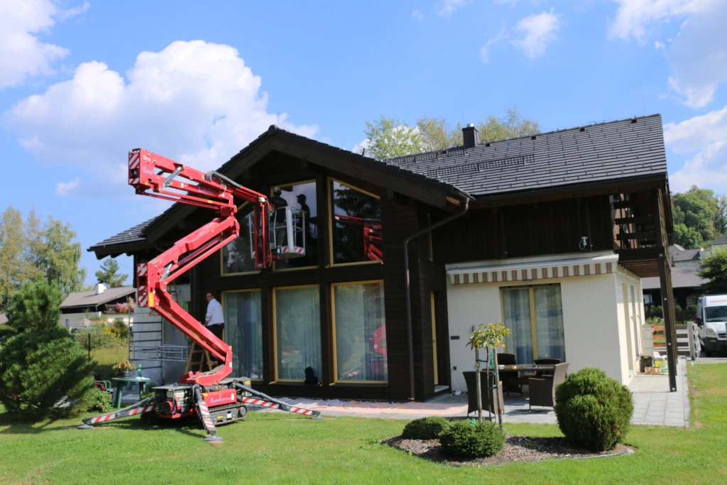 Nátěry dřevěných fasád